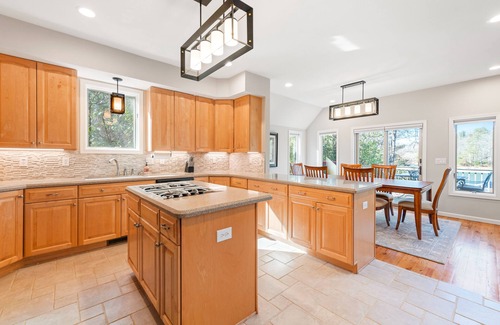 Brevard Casa | Spacious lake home with firepit, 3 fireplaces, pool table & shared amenities