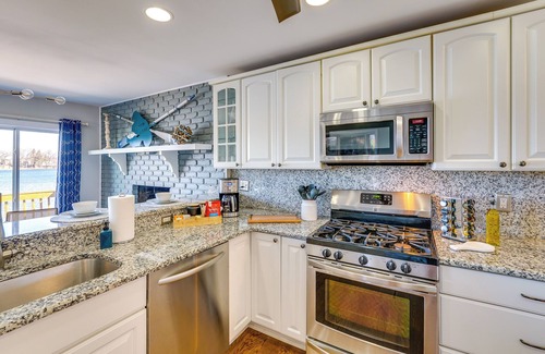 White Lake Cabaña | Spacious Lakefront Home in White Lake w/ Hot Tub!