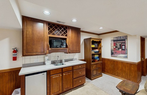 Lakeside Woods Casa | Spacious lakefront house w/private hot tub, deck, fire pit & grill