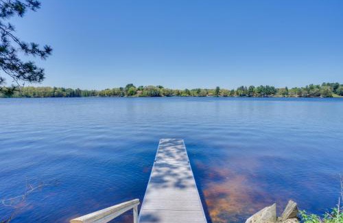 Chetek Casa | Spacious Lakefront New Auburn Home with Sunroom