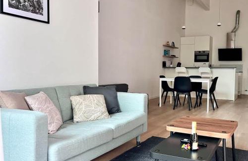 Anderlecht Apartamento | Spacious Loft Up to 4 Guests Comfort & Style in Brussel