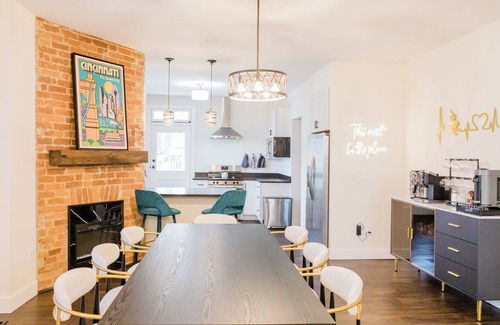 Walnut Hills Casa | Spacious Lux Cincinnati Group Retreat: Sauna/Spa, Fire pit, 5 min DT