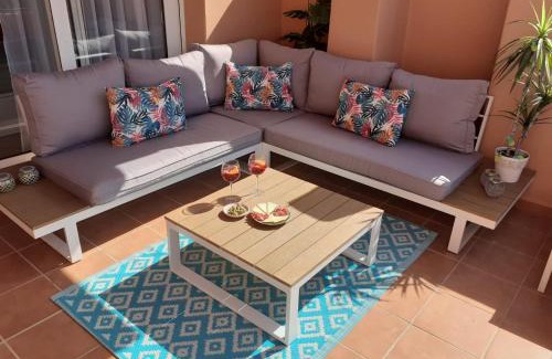 Torre-Pacheco Apartamento | Spacious luxe apartment on Mar Menor Golf Resort with Padel, Fitness, Wellness facilities