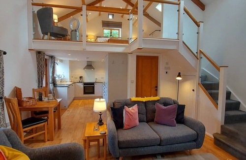 Brayford Casa | Nuevo agosto de 2019: amplio y lujoso granero romántico para parejas cerca de Exmoor & Coast