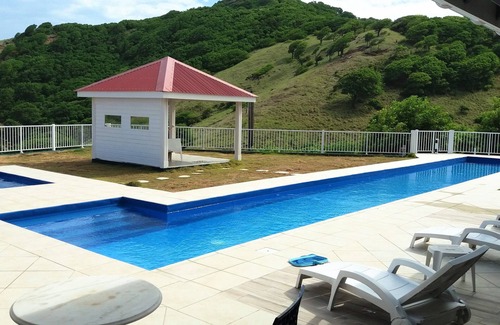 Terre-de-Haut Villa | Amplia vista al mar Villa de lujo con piscina y jacuzzi
