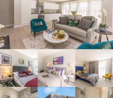 Livesey Apartamento | Spacious Modern 3 Bed Apartments in London Bridge with Netflix and Free Carpark