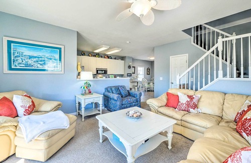 North Topsail Beach Cabaña | Spacious North Topsail Family Home With 2 Decks
