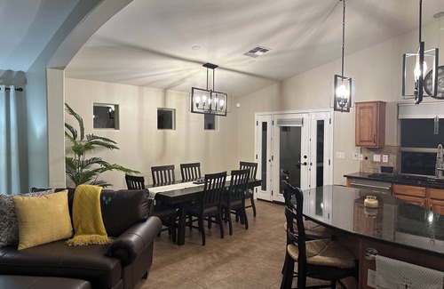 San Tan Valley Casa | Spacious open concept rancher with private heated pool in Johnson Ranch