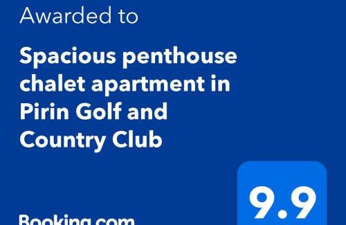 Razlog Apartamento | Spacious penthouse chalet apartment in Pirin Golf and Country Club