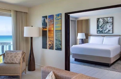 Isla Verde Hotel | Spacious Presidential Suite w/ Living Area and Balcony | Scenic Ocean View