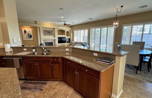 Corte Bella Casa | Spacious ranch style home w pool and spa in gated Corte Bella Country Club.