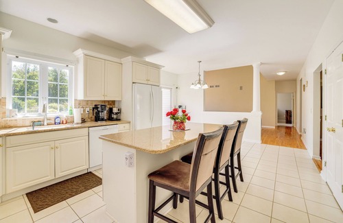 Baptistown Casa | Spacious Retreat in Frenchtown w/Deck & Fire Pit