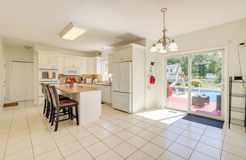 Baptistown Casa | Spacious Retreat in Frenchtown w/Deck & Fire Pit