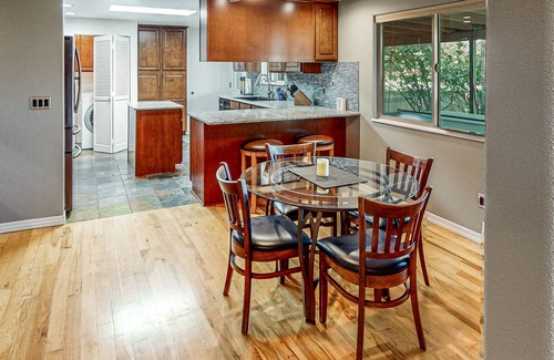 Southeast Bend Casa | Spacious retreat with private hot tub, dog-friendly, arcade
