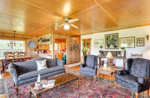 Jacksonboro Casa | Spacious Riverfront Cottage with Dock in Green Pond!