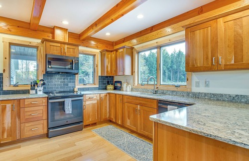 Granville Summit Casa | Spacious & Secluded Forksville Home: Fire Pit