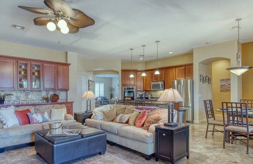 Fireside at Norterra Casa | Spacious single story 3-bed 3-bath home. Warm & Relaxing, 1 mi 2 highway!