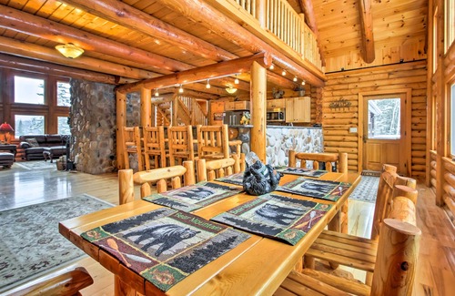 Twin Mountain Cabina | ¡Cabaña de montaña de lujo 'Trailside' en 5 acres!