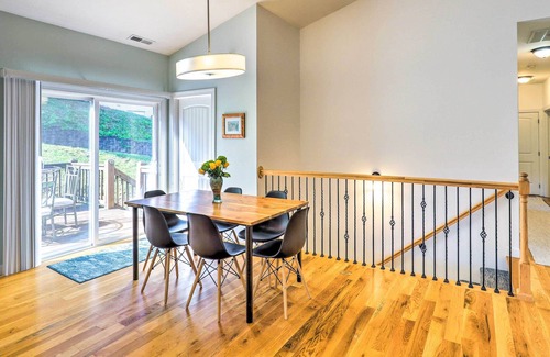 Weaverville Casa | Weaverville Home: Hot Tub & Open Living Space