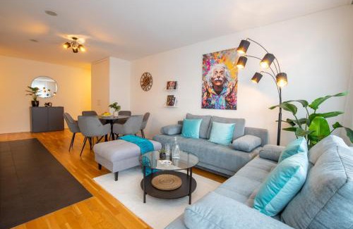 Basel City Centre Apartamento | Special EiNSTEiN II Apartment Basel, Messe Kleinbasel 10-STAR