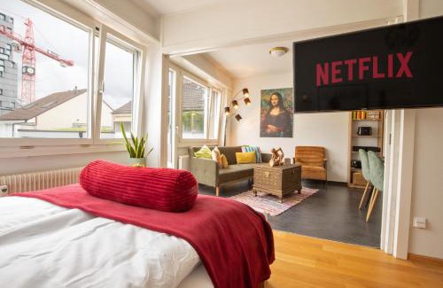 Gundeldingen Apartamento | Special MODERN LiSA Apartment Basel, Bahnhof Grossbasel 10-STAR