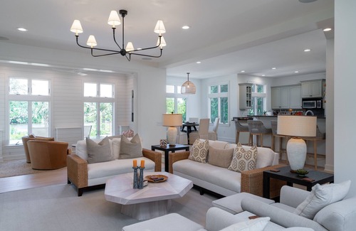 Seabrook Island Casa | Spectacular- Newly Renovated Home! Across from Boardwalk to Beach! Amenity Cards! Pool!