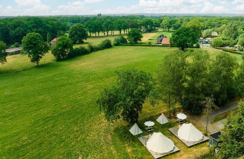 Notter Cabina | Spend the night in a cozy bell tent overlooking the meadows!