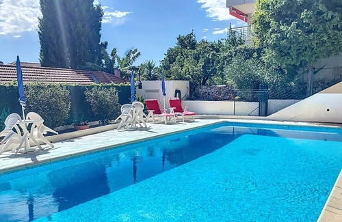 Menton Apartamento | Espléndido apartamento de 2 piezas con aire acondicionado, piscina y garaje privado