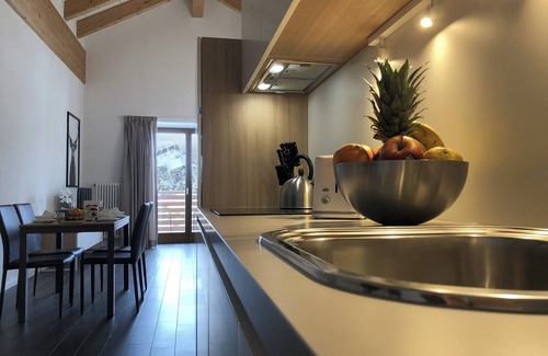Gionghi-Cappella Apartamento | Espléndido ático 4+2 con terraza panorámica con vistas a la montaña (301)