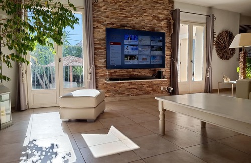 Plaine de la Brague Villa | Espléndida villa con piscina, clasificada 4 *, espaciosa y muy buena recepción.