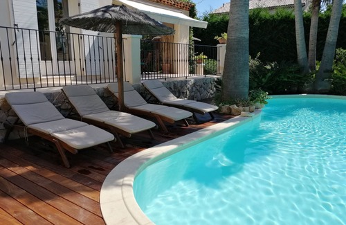 Plaine de la Brague Villa | Espléndida villa con piscina, clasificada 4 *, espaciosa y muy buena recepción.
