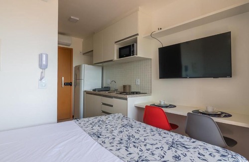 Boca do Rio Apartamento | Stúdio com Wi-Fi próximo do mar com vista incrível