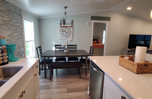 Butler Beach Cabaña | St Augustine waterfront home on canal w/ private dock, walk to beach!
