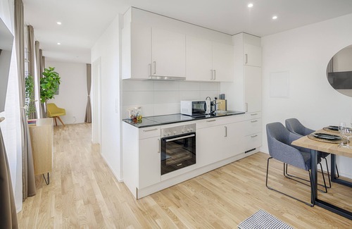 St. Gallen Apartamento | St. Georgen-Strasse Studios by VISIMO - Design. City. Nature