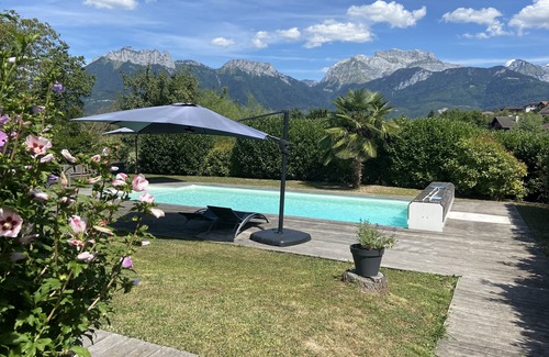 Saint-Jorioz Chalet De Esquí | ST JORIOZ-Villa contemporaine avec Piscine et Vue