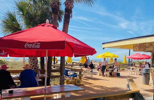 St. Pete Beach Cabaña | St. Pete Upham Beachfront Pool Wifi Parking