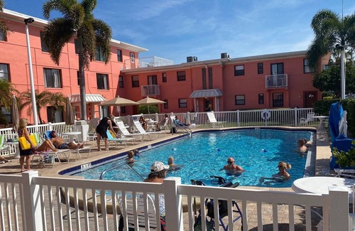St. Pete Beach Cabaña | St. Pete Upham Beachfront Pool Wifi Parking