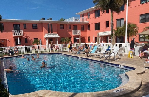 St. Pete Beach Cabaña | St. Pete Upham Beachfront Pool Wifi Parking