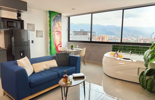 Estadio Apartamento | Stadio Comfort Jacuzzi Rosa Negra Aparta-suite
