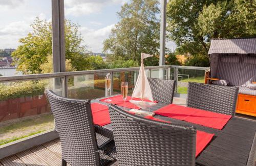 Flensburg Apartamento | Stadtvilla mit Hafenpanorama