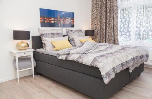 Flensburg Apartamento | Stadtvilla mit Hafenpanorama