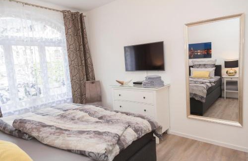 Flensburg Apartamento | Stadtvilla mit Hafenpanorama