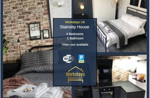 Thornaby On Tees Casa | Stainsby House 4 Bedrooms Workstays UK
