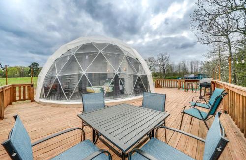 Broken Bow Apartamento | Star View Dome Broken Bow Gem Hot Tub and Deck!