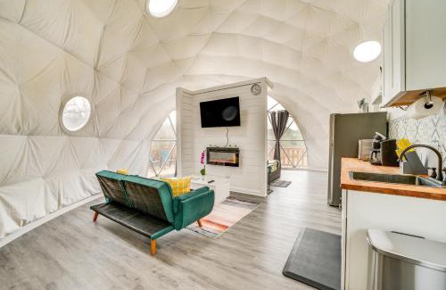 Broken Bow Apartamento | Star View Dome Broken Bow Gem Hot Tub and Deck!