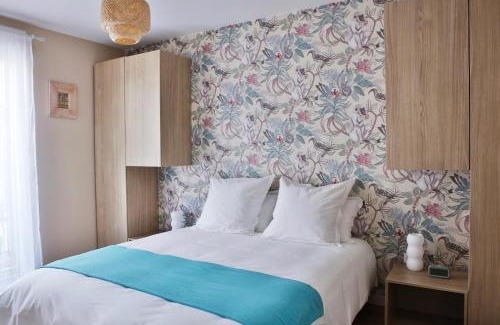 Saint-Ouen Apartamento | "STARRY in SO" 47m2, parking gratuit, rue calme et arborée, METRO 10 min, Stade de France 24min à pied