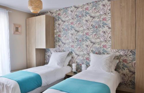 Saint-Ouen Apartamento | "STARRY in SO" 47m2, parking gratuit, rue calme et arborée, METRO 10 min, Stade de France 24min à pied