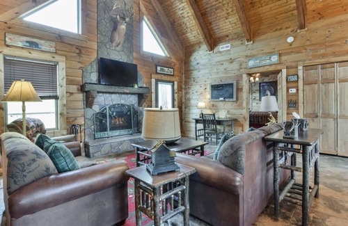 Branson Cedars Cabina | ¡El tío Buck's Lodge tiene su escapada familiar cubierta!