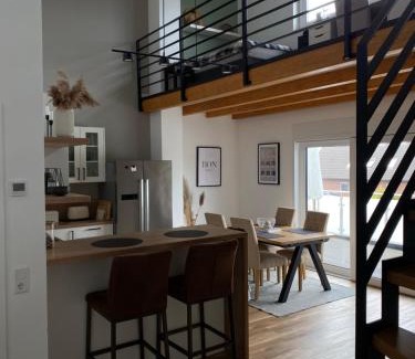Region Hannover District Apartamento | Staylight, Isernhagen Loft, Dachterrasse