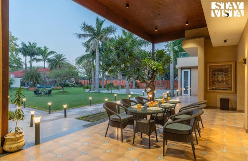 Faridabad Villa | StayVista at Palash Van Luxury 3BR Villa in Faridabad New Delhi with Bonfire, Pool, Wi-Fi